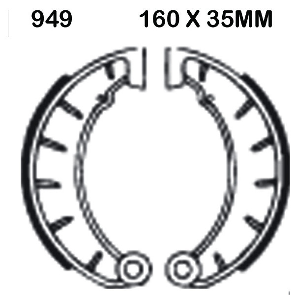 EBC EBC Brake Shoes 949